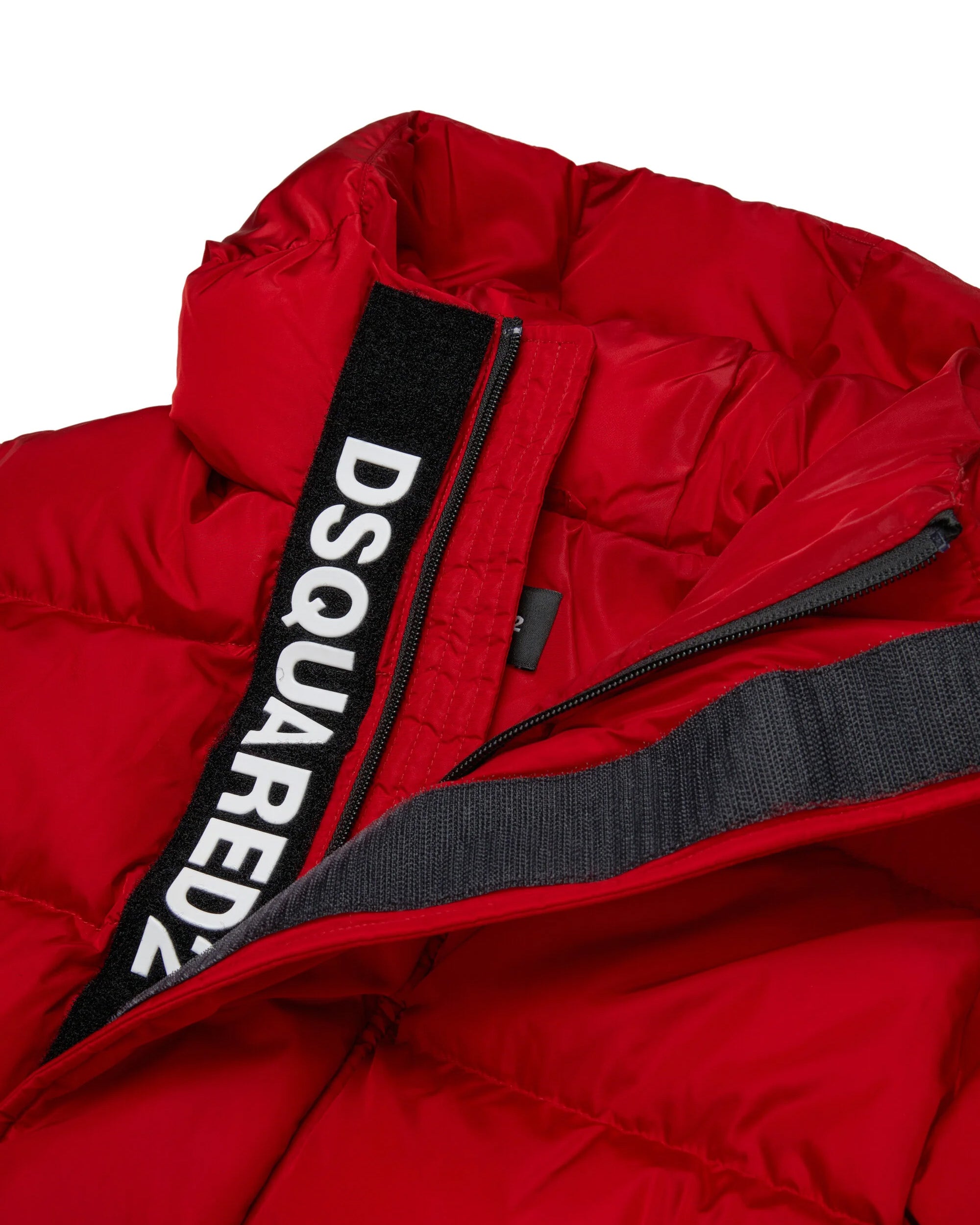 Dsquared2 Kids piumino con Cappuccio e Logo Interno per Bambini