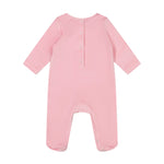 Dsquared2 Kids Tutina Rosa in Ciniglia con Stampa per Neonate