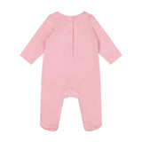 Dsquared2 Kids Tutina Rosa in Ciniglia con Stampa per Neonate