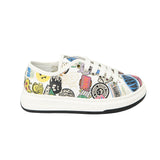 Barrow Kids Sneakers Bianco Fantasia per Bambini