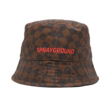 Sprayground Kids Cappello Marrone All-Over per Bambini