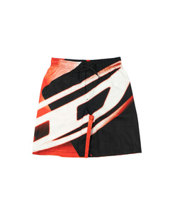Diesel Kids Costume Nero con Maxi Stampa Logo per Bambini