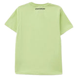 Sprayground Kids T-Shirt Verde Salvia con Stampa per Bambini