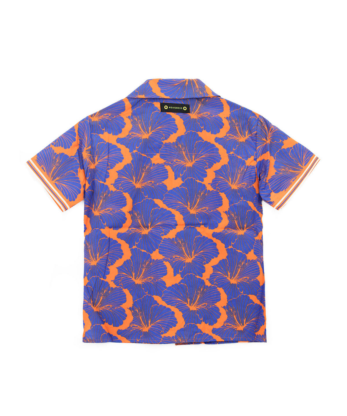 4GIVENESS Camicia Fantasia Viola/Arancione per Bambini
