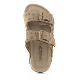 Colors of California Kids Sandalo Fango Scamosciato Doppia Fascia per Bambini