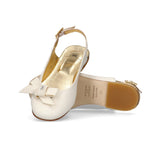 Elisabetta Franchi La Mia Bambina Ballerina Burro con Fiocco per Bambina