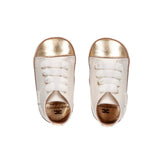 Elisabetta Franchi La Mia Bambina Scarpine Burro/Oro per Neonate