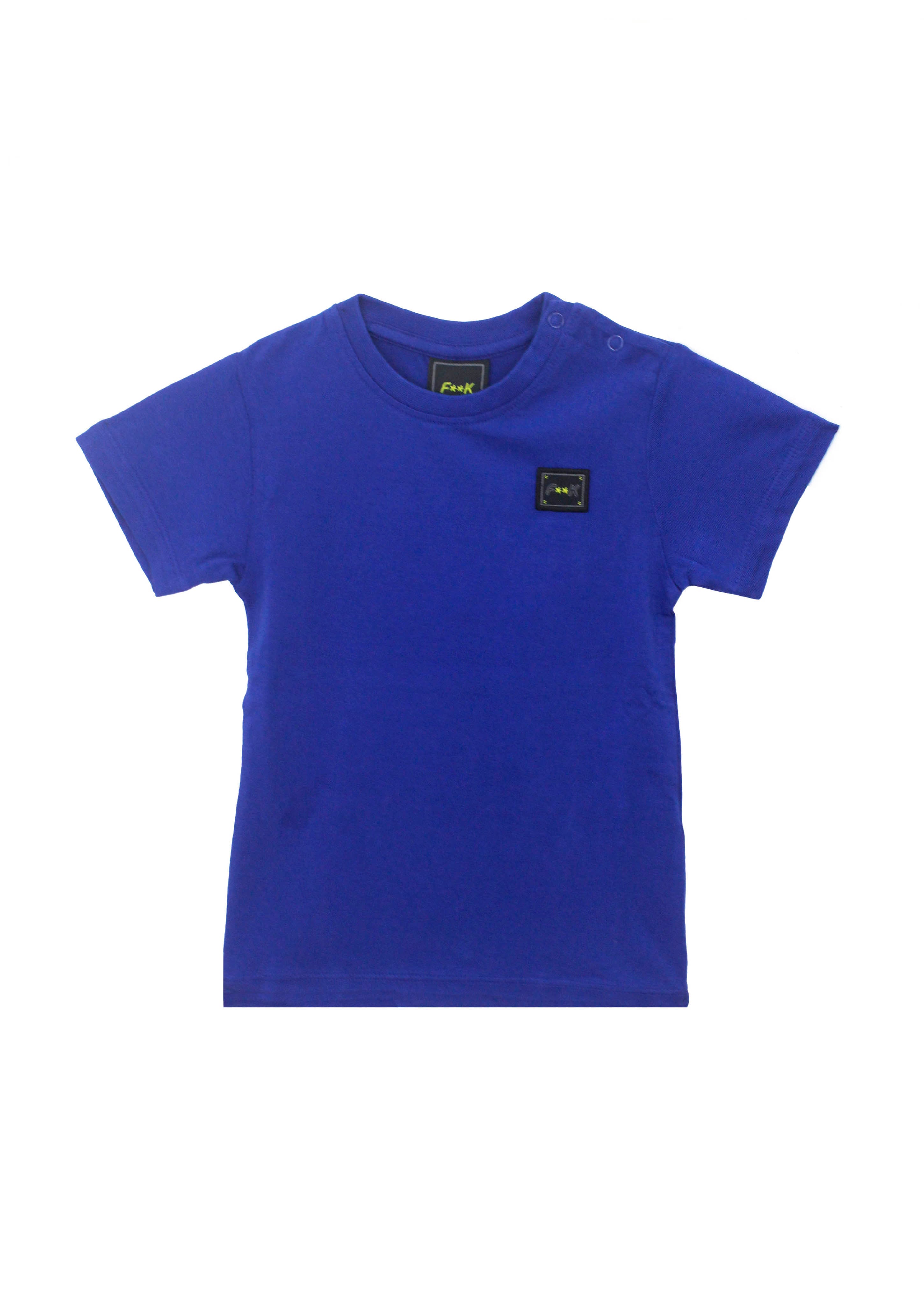 EffeK T-Shirt Royal Blu per Neonati (fronte)