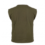 Daniele Alessandrini Kids Canotta Verde Militare con Logo per Bambini