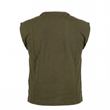 Daniele Alessandrini Kids Canotta Verde Militare con Logo per Bambini