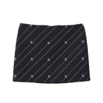 Elisabetta Franchi La Mia Bambina Gonna Nero/Burro con Stampa Logo per Bambine