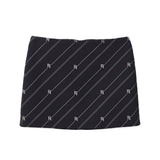 Elisabetta Franchi La Mia Bambina Gonna Nero/Burro con Stampa Logo per Bambine