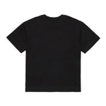 Diesel Kids T-shirt nera con Logo Oval D Ricamato per Bambini