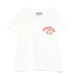 Moschino Kids T-Shirt Panna con Logo Teddy Bear per Neonati