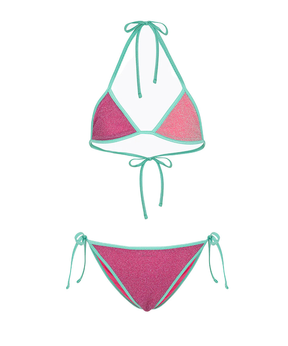 F**K Kids Costume a Triangolo Viola e Rosa per Bambine
