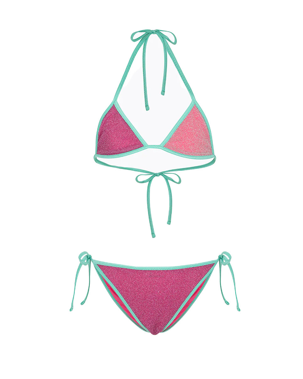 F**K Kids Costume a Triangolo Viola e Rosa per Bambine