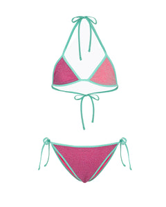 F**K Kids Costume a Triangolo Viola e Rosa per Bambine