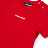 Dsquared2 Kids Red Logo T-shirt for Babies