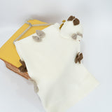 Le Coconnè Coperta Bianca con Fiocchi per Neonate