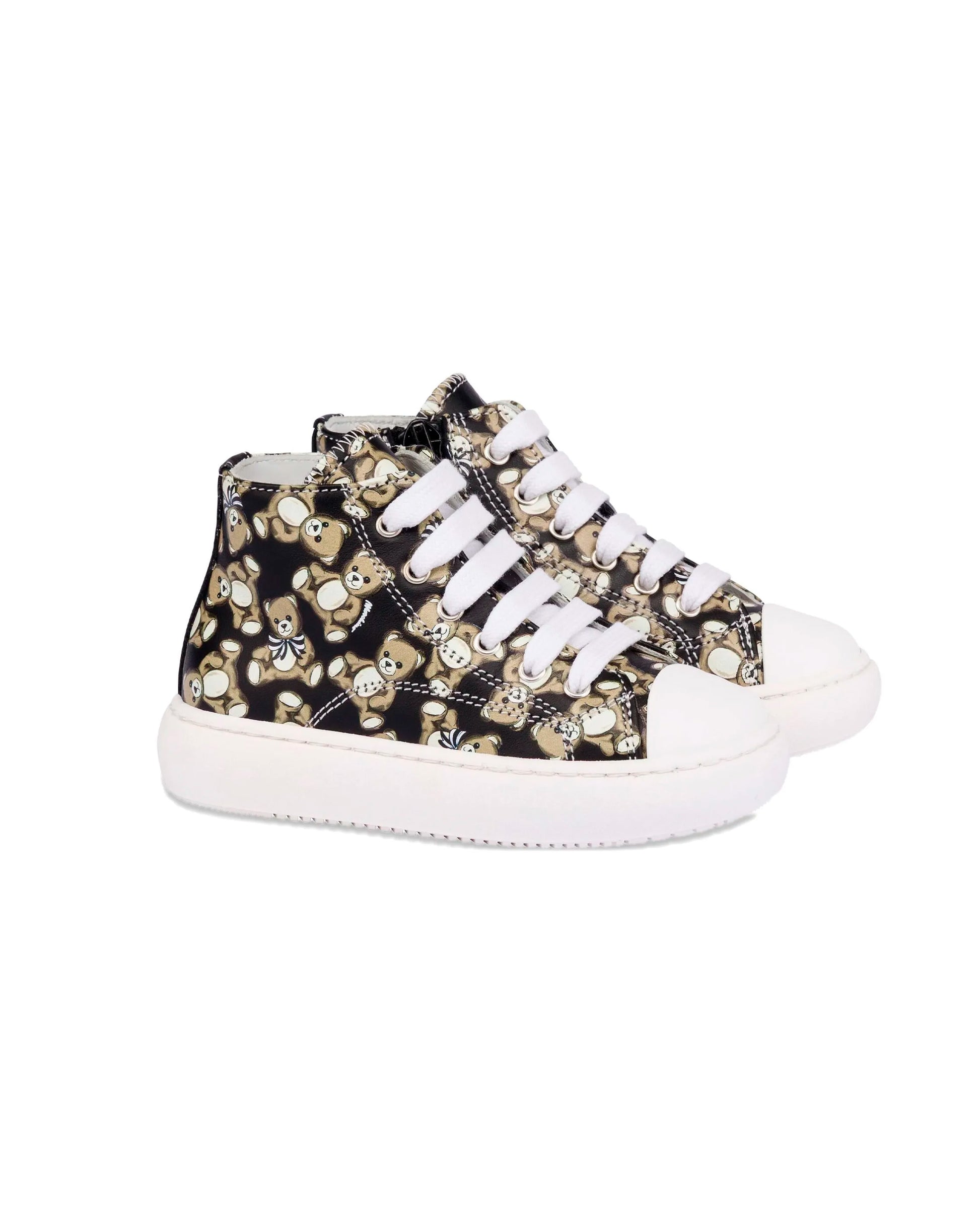 Moschino Kids Scarpette Stampa Full Teddy per Bambine