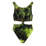 Effek Costume Trikini Fantasia Verde per Bambine