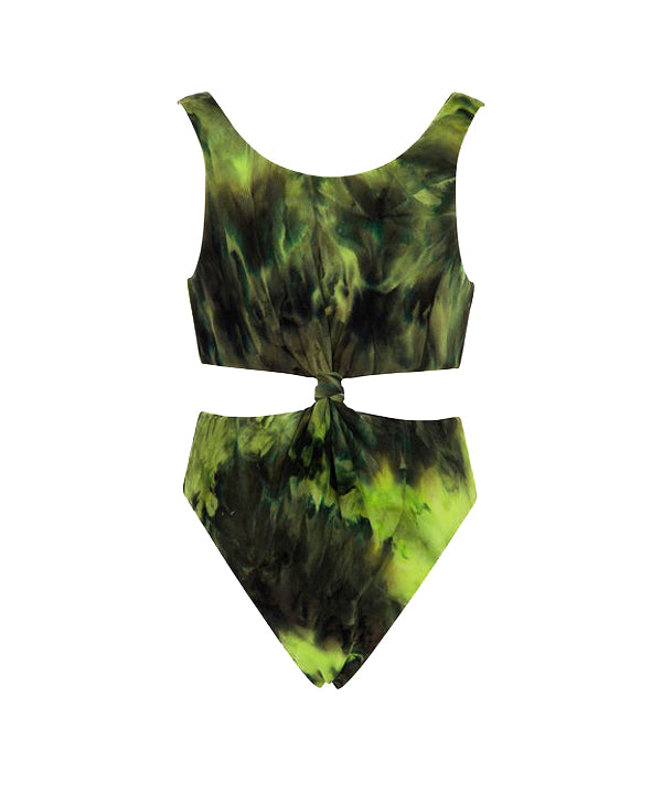 Effek Costume Trikini Fantasia Verde per Bambine