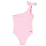 Elisabetta Franchi La Mia Bambina Costume Monokini Quarzo con Logo per Bambine