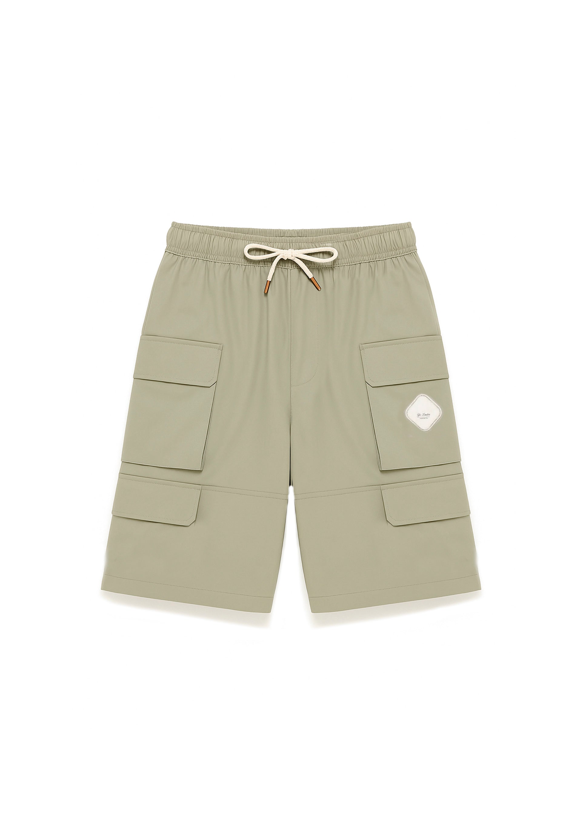 Yes London Bermuda Salvia con Patch per Bambini