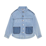 Iceberg Kids Giubbino in Denim con Logo per Bambine