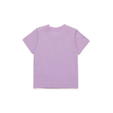 Diesel Kids T-shirt Lilla Used Effect con Oval D per Neonate