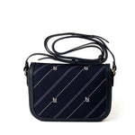 Elisabetta Franchi La Mia Bambina Borsa Navy a Tracolla per Bambine (retro)