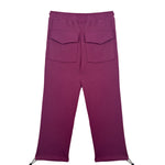 Barrow Kids Pantalone di Tuta Amaranto con Stampa ed Elastici per Bambine