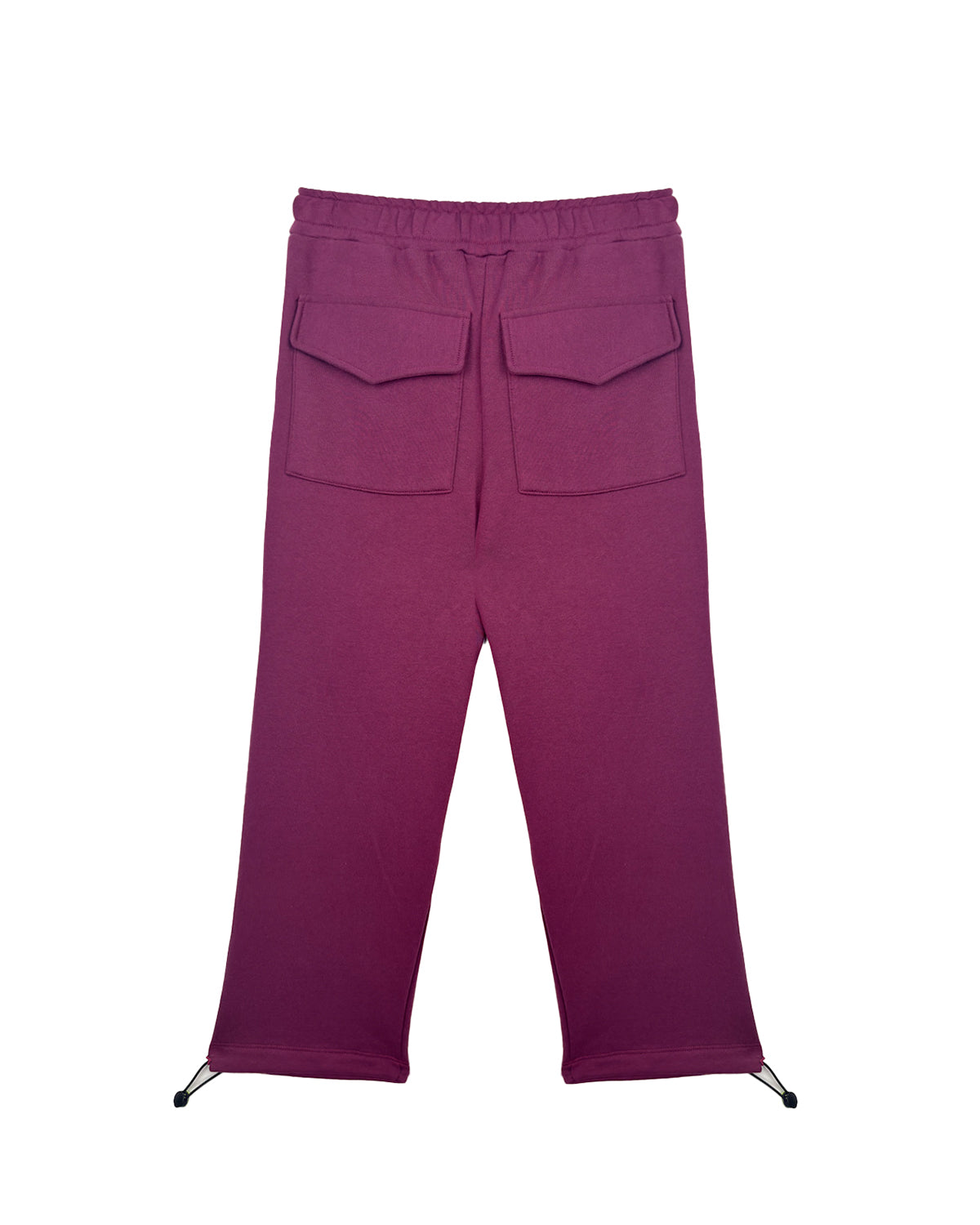 Barrow Kids Pantalone di Tuta Amaranto con Stampa ed Elastici per Bambine