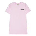 Barrow Kids Abito Rosa/Lavanda con Stampa Logo per Bambine