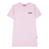 Barrow Kids Abito Rosa/Lavanda con Stampa Logo per Bambine