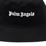 Palm Angels Kids Bucket Nero con Ricamo Logo per Bambini