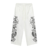 John Richmond Kids Pantalone Bianco con Ricami per Bambini