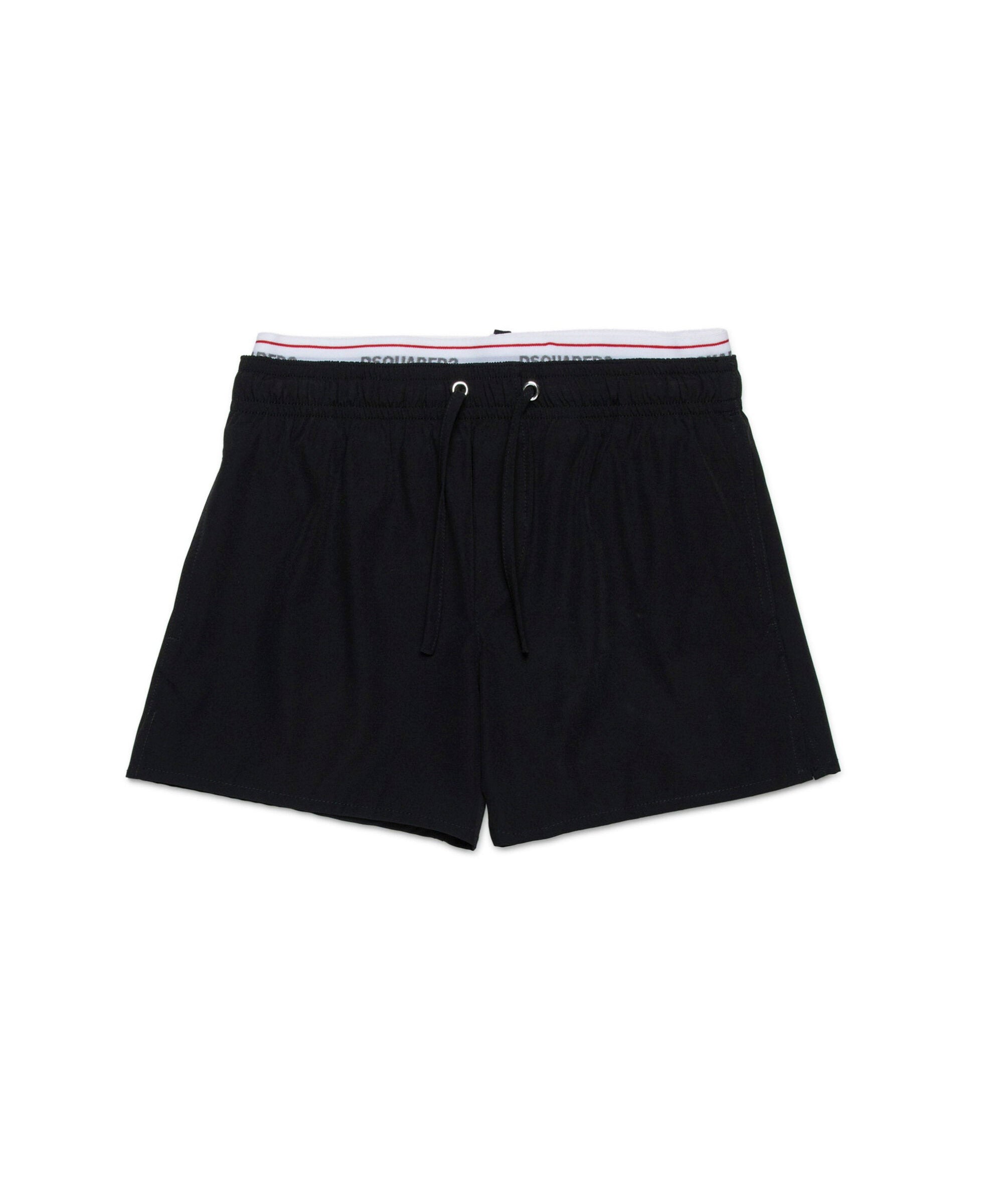 Dsquared2 Kids Costume Boxer Nero per Bambini