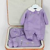 Le Coconne Corredino Lilla per Neonate