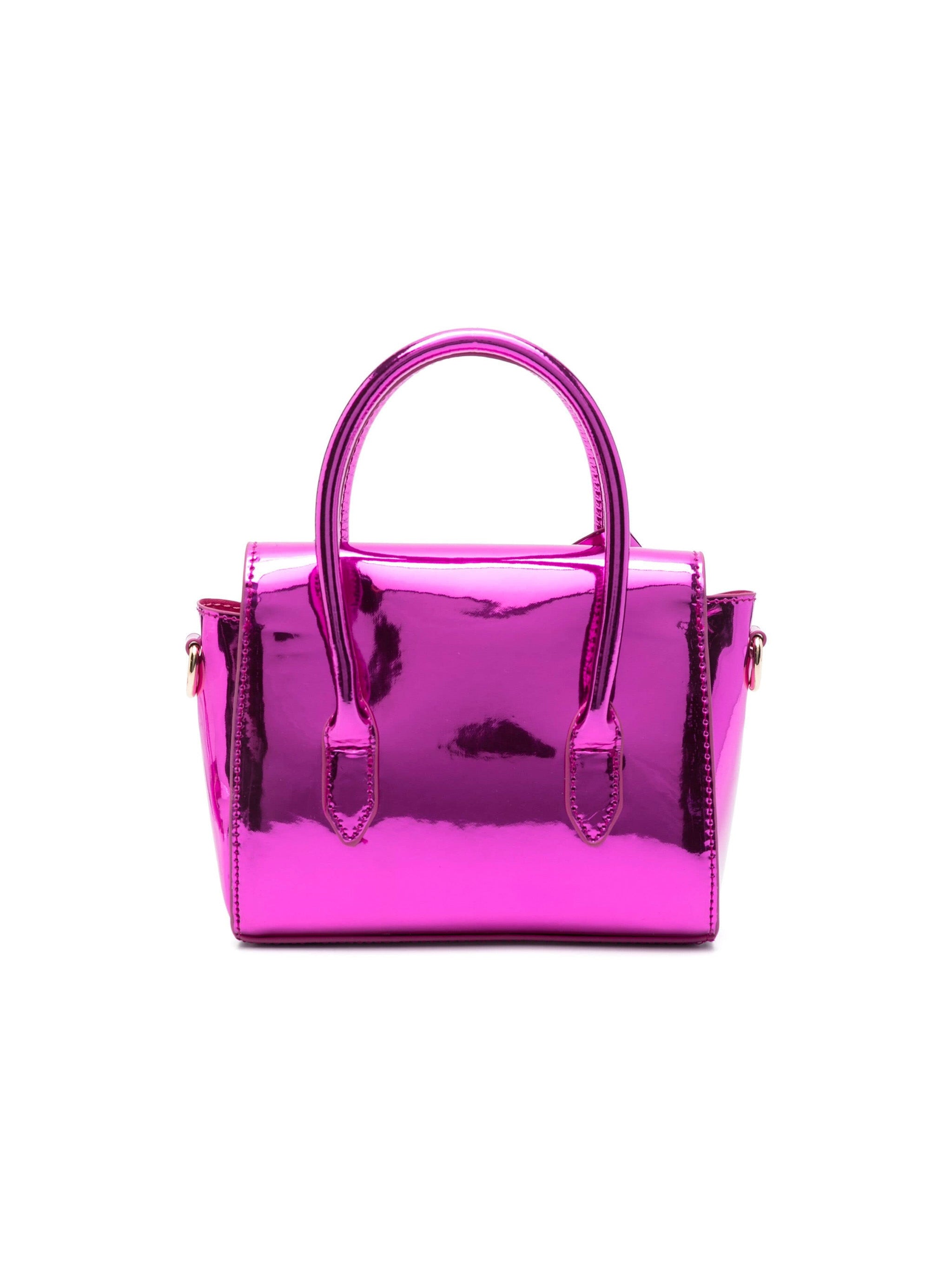 Pinko Kids Borsa Tote Fucsia con Fiocco Oversize (retro)