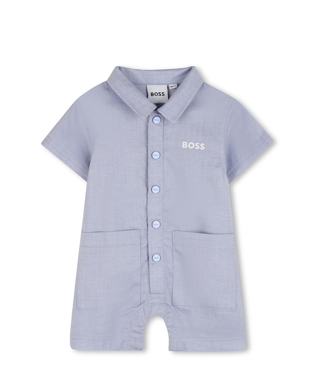 Boss Kids Tutina + Cappello Blu per Neonati