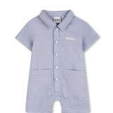 Boss Kids Tutina + Cappello Blu per Neonati