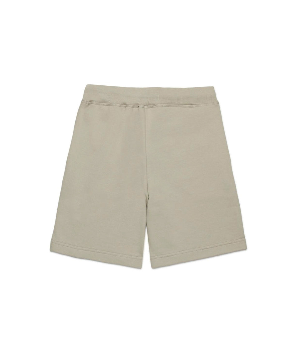 Dsquared2 Kids Short Beige con Logo per Bambini