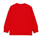 Diesel Kids Felpa Rosso con Logo Unisex