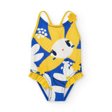 Tuc Tuc Costume Monokini Giallo/Blu per Neonate