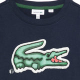 Lacoste Kids T-Shirt Blu con Logo per Bambini