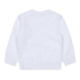 Dsquared2 Kids Felpa Bianco con Stampa per Neonati