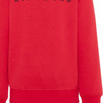 John Richmond Kids Tuta in Felpa Rossa e Nera con Logo Stampato per Bambini