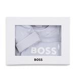 Boss Kids Tutina+ Bavetto + Cappello Blu Cielo All-Over per Bambini