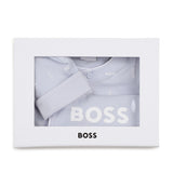 Boss Kids Tutina+ Bavetto + Cappello Blu Cielo All-Over per Bambini
